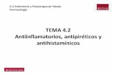 Tema 4.2 antiinflamatorios, analgésicos y antihistamínicos
