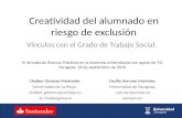 CREATIVIDAD DEL ALUMNADO EN RIESGO DE EXCLUSIÓN: VÍNCULOS CON EL GRADO DE TRABAJO SOCIAL