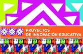 Proyectos de innovación educativa