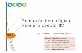 Formación tecnológica para el proyecto TIC de una escuela