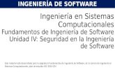 Ingenieria de software - Unidad 4 seguridad