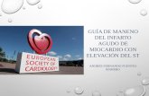 Guía para el manejo del infarto agudo de miocardio con elevación del segmento ST