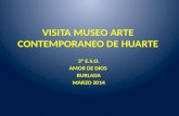 VISITA MUSEO ARTE CONTEMPORANEO ALUMNOS 3º ESO COLEGIO AMOR DE DIOS BURLADA