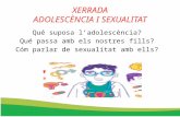 Adolescència i sexualitat. 15 decembre IES Sollana."Escola de pares"