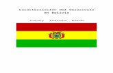 Caracterización del desarrollo en Bolivia