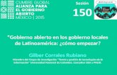 “Gobierno abierto en los gobierno locales de Latinoamérica: ¿cómo empezar?