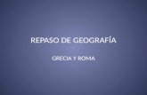 Repaso de geografía de Grecia y Roma