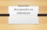 Insertar documento en slideshare