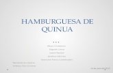 Plan de Marketing de Hamburugesa de Quinua