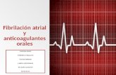 Fibrilación atrial y anticoagulantes orales