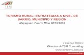 Turismo rural   estrategias a nivel de barrio, municipio, region - Mayaguez - Puerto Rico
