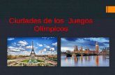Ciudades ol­mpicas (joel ll i mohamed)