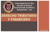 Derecho tributario y financiero