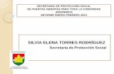 Informe secretaría de protección social enero   febrero de 2013