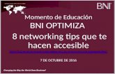 BNI 8 networking tips
