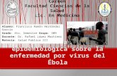 Virus del Ebola, Investigaci³n Epidemiol³gica