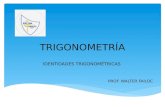 Trigonometría identidades trigonometricas