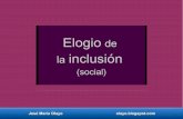 Elogio de la inclusión (social).