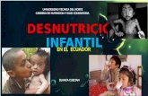 Desnutrición infantil  en el ecuador