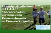 Participación del CEIP Meléndez Valdés (Salamanca) en el Cross Vitigudino