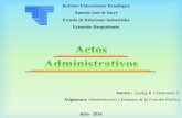 Actos administrativos
