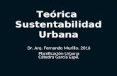 Teorica sustentabilidad urbana2016