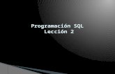 Curso SQL - Leccion 2