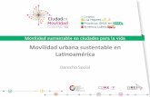 Movilidad Como Derecho Social - Humberto Cabrera Román