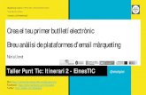 Breu Anàlisi de plataformes d'email màrqueting