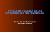 Patología y clinica de enfermedades profesionales