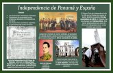 Independencia de panamá y españa
