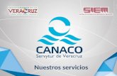 Presentacion servicios CANACO SERVYTUR VERACRUZ