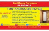 Fontaneros Plasencia 603 932 932