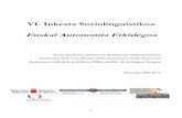 VI. Inkesta Soziolinguistikoa. Euskal Autonomia Erkidegoa