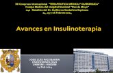 Avances en Insulinoterapia Dr Paz 2014