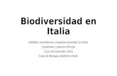 Biodiversidad en italia