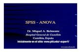 SPSS - Correlación y ANOVA