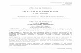 Código de Trabajo Ley N° 2 de 27 de agosto de 1943 Publicada en ...