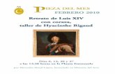 FEBRERO. Retrato de Luis XIV con coraza, taller de Hyacinthe ...