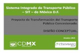 Sistema Integrado de Transporte Público – SIT – de México D.F.