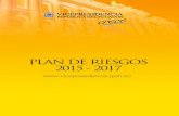 PLAN DE RIESGOS 2015 - 2017