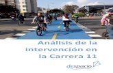 Análisis de intervención Carrera 11- Bogotá