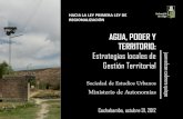 AGUA, PODER Y TERRITORIO: Estrategias locales de Gestión ...