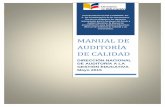 MANUAL DE AUDITORÍA DE CALIDAD