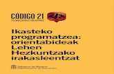 Ikasteko programatzea: orientabideak Lehen Hezkuntzako ...
