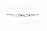 Anàlisis y Optimización de Circuitos Autónomos Mediante Técnicas ...
