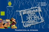 Machaqa Tayka Kamachi Traducida al Aymara Constitución Política ...