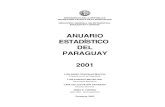 ANUARIO ESTADÍSTICO DEL PARAGUAY 2001