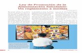 Ley de Promoción de la Alimentación Saludable: Un reglamento a ...