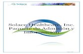 Solace Healthcare, Inc. Paquete de Admisión y Información